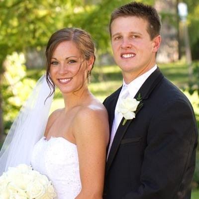 Mike LaFleur and his wife Lauren L. Ball at their wedding